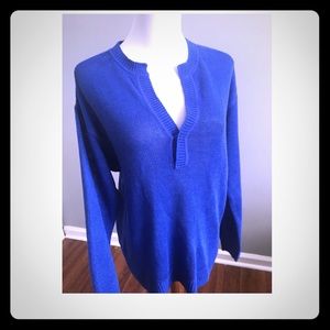 JCrew Vneck Beach sweater 100% Linen